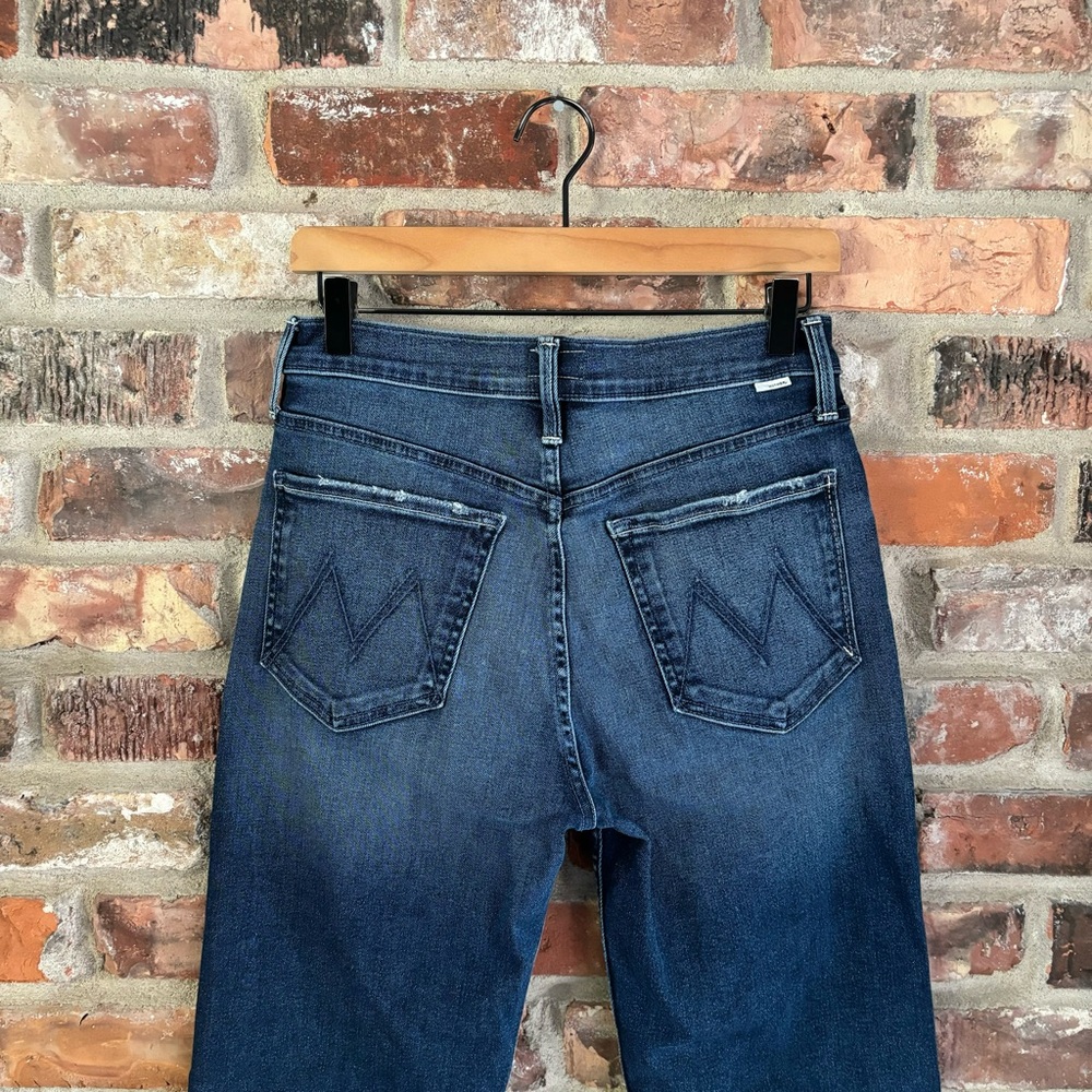 Mother The Thrasher Flood Straight High Rise Jeans in C’est La Vie, 26 - Picture 8 of 12